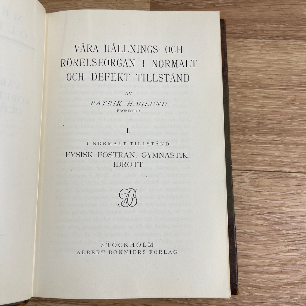 Antique Swedish Books Albert Engstrom Skrifter & Haglund Medical Leather Set - Picture 13 of 16